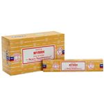 Myrrh Incense Sticks Satya 15g Box Of Twelve Special Offer